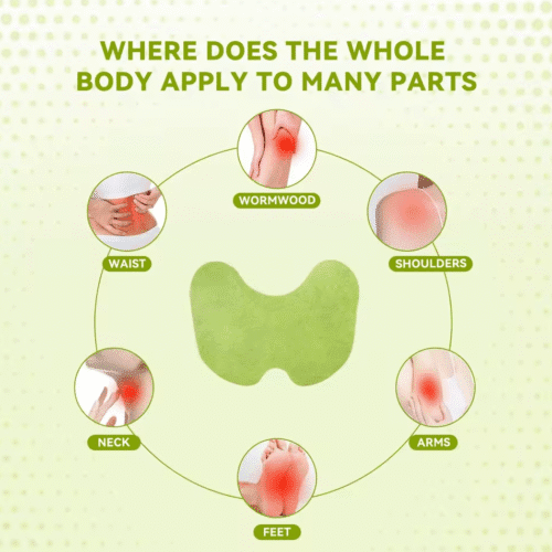 Акупунтурні відновлючі розігріваючі трав'яні патчі у вигляді метелика для колін рук або шиї