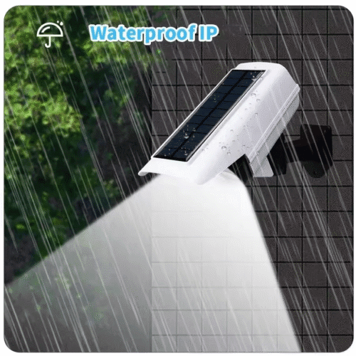 Сонячна вулична LED лампа з датчиком руху, 77 світлодіодів, водонепроникна, бездротова, для саду, патіо та двору