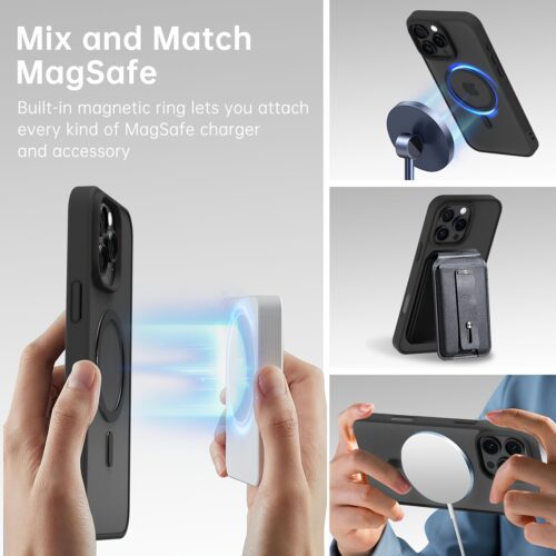 Прозорий акриловий чохол з MagSafe для iPhone