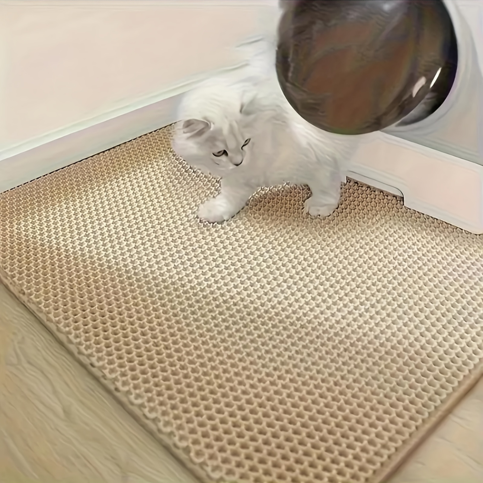 Килимок для котячого туалету з EVA, розмір 75x55 см