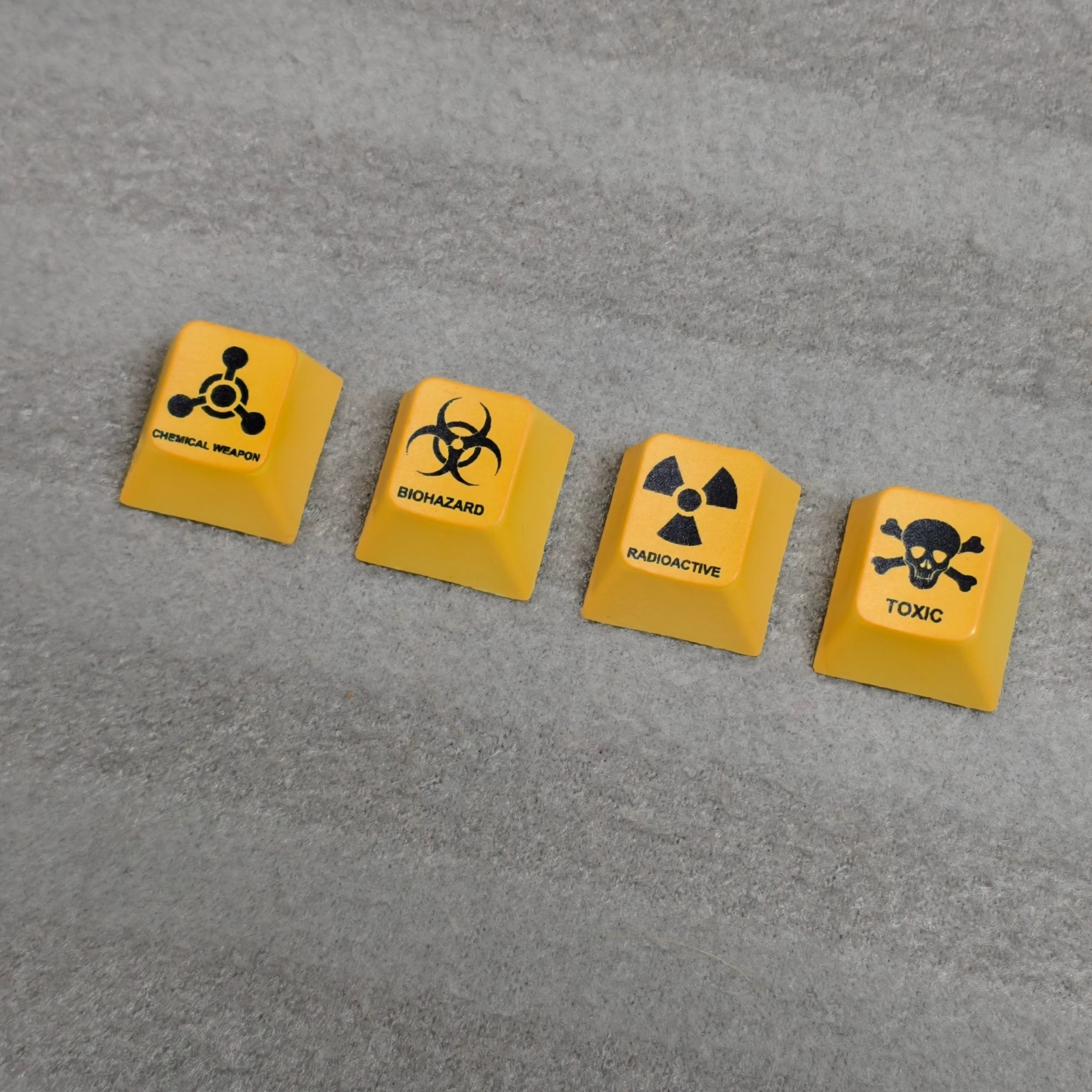 Набір кейкапів для клавіатури Biohazard Radioactive Toxic