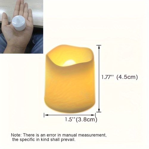 Світлодіодні свічки декоративні набір 24 шт. Тепле світло