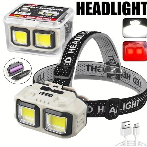 Налобний ліхтар світлодіодний акумуляторний Type-C