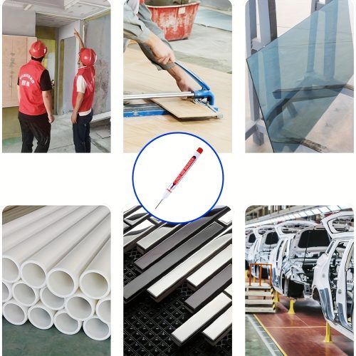 Маркери з довгим носиком для маркування 3 шт. Чорні