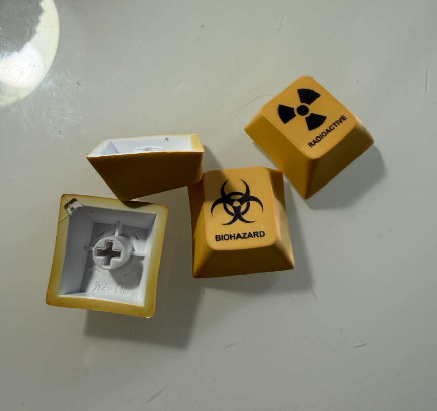 Набір кейкапів клавіатури Biohazard Radioactive Toxic LOW