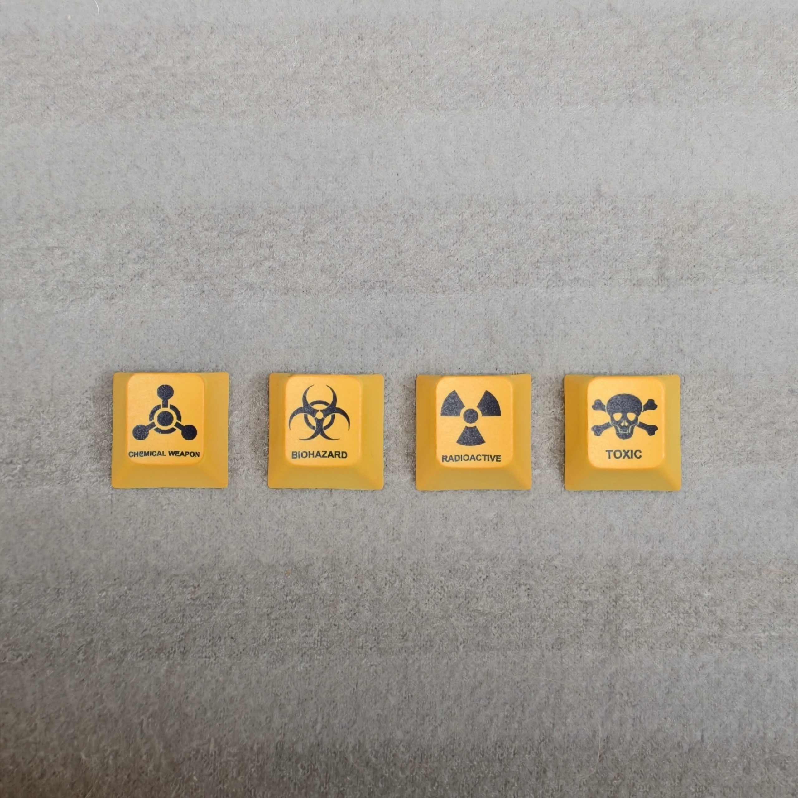 Набір кейкапів клавіатури Biohazard Radioactive Toxic LOW