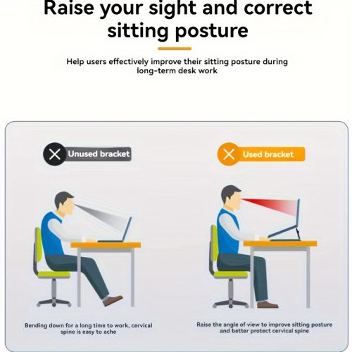 Підставка під ноутбук ніжки для охолодження 2 шт. Чорні